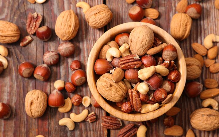 A walnut mixture